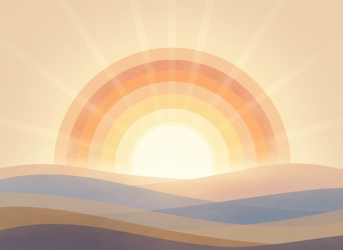 A warm welcoming image representing a new beginning